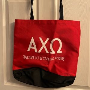 Alpha Chi Omega tote bag